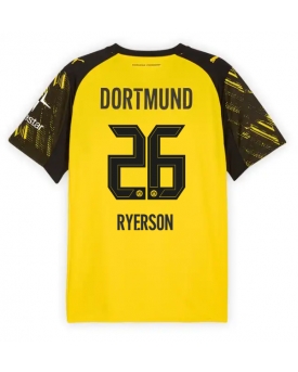Billige Fotballdrakt Borussia Dortmund Julian Ryerson #26 Replika Hjemmedrakt 2025-26 Kortermet Billige Fotballdrakt Borussia Dortmund Julian Ryerson #26 Replika Hjemmedrakt 2025-26 Kortermet